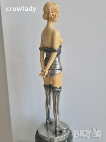 Преди представлението пластика в стил АРТ ДЕКО Argentor Wien, снимка 5 - Антикварни и старинни предмети - 51721846