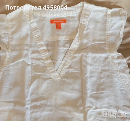 Дамска лека лятна туника / блуза Joe Fresh, размер M. Не е носена, само изпрана., снимка 2 - Туники - 56202671