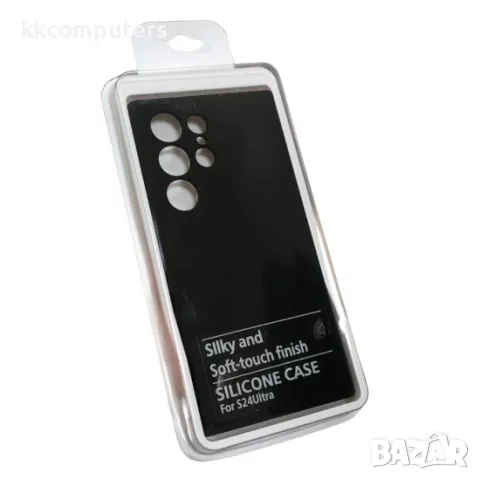 Samsung Galaxy S24 Ultra (S928B) Силиконов кейс MBX Silicone Soft and Silky Case и Протектор, снимка 6 - Калъфи, кейсове - 49917065