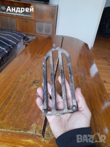 Стара скара за ютия на жар,поставка за ютия #2, снимка 5 - Други ценни предмети - 53963586