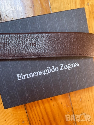  Ermenegildo Zegna мъжки кафяв колан 110, снимка 6 - Колани - 51549904