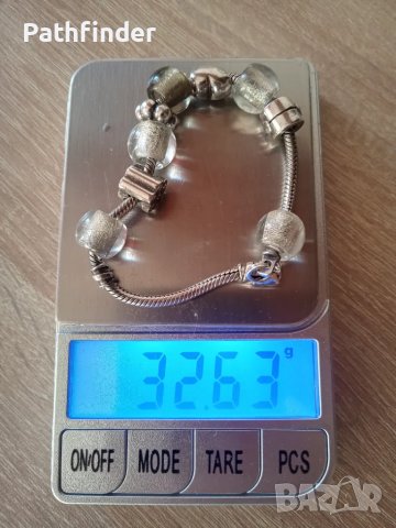 Сребърна гривна Пандора сребро 925, снимка 13 - Гривни - 47840165