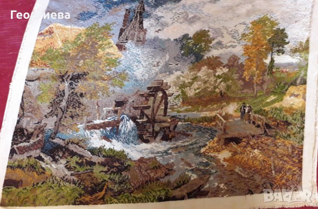 Гоблен ”Вестфалската воденица”, снимка 2 - Гоблени - 38588434