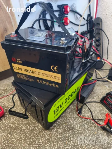 Lifepo4 батерия 12v 100ah с блутут и без и една голяма, снимка 5 - Друга електроника - 54897238
