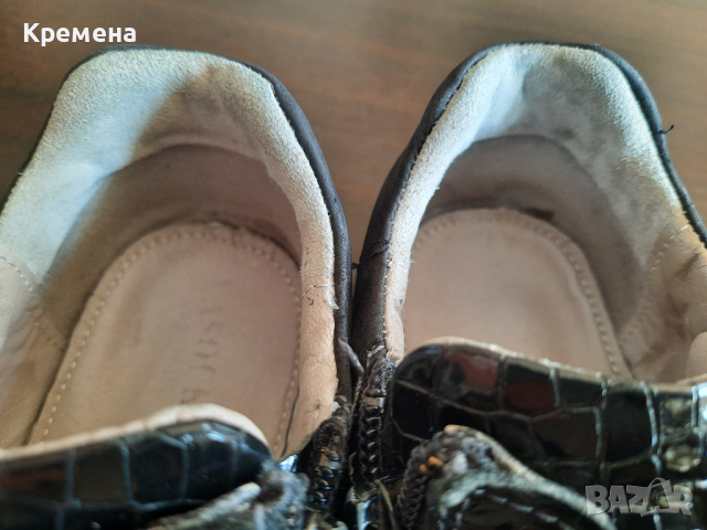 детски лачени "крокодилски" обувки, н.32, снимка 6 - Детски обувки - 36379715