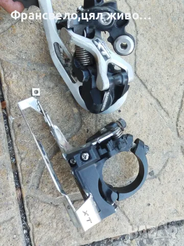 Чифт дерайлъори 9 скорости за велосипед колело Shimano deore xt 