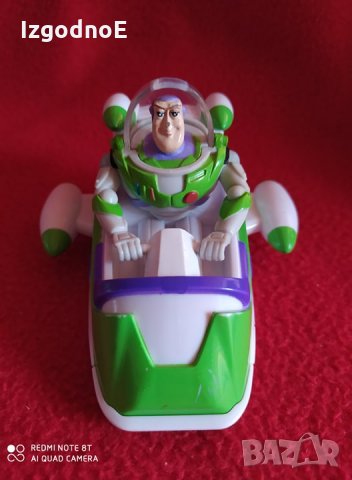 Buzz Lightyear Бъз от Играта на Играчките с кола, снимка 3 - Коли, камиони, мотори, писти - 29135515