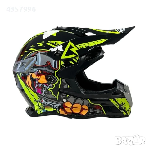 Мотокрос каска 188, S, M, L и XL, 3 цвята, снимка 10 - Аксесоари и консумативи - 50537186
