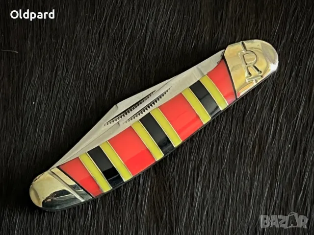 Висококачествен колекционерски джобен сгъваем нож Copperhead Coral Snake (RR2280), снимка 5 - Ножове - 48643024