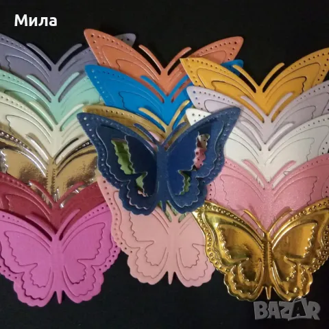 Пеперуди 3D, снимка 3 - Декорация за дома - 47396741