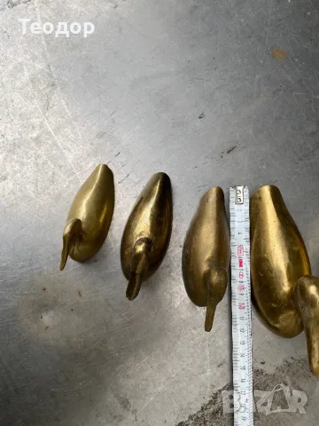 Бронзови патета 5 броя, снимка 5 - Антикварни и старинни предмети - 50090174
