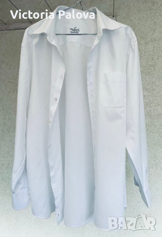 Безупречна бяла риза VAN LAACK business , снимка 2 - Ризи - 39316133
