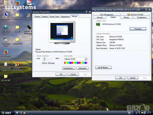 Видео карта NVidia GeForce 4 FX5200 MT-5204E AGP, снимка 12 - Видеокарти - 30941038