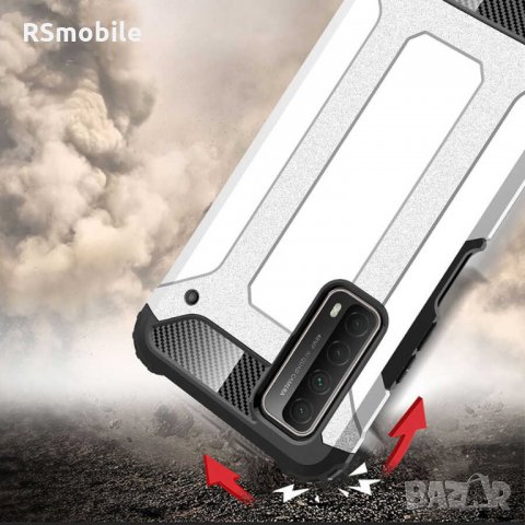 Huawei P Smart 2021 - Удароустойчив Кейс Гръб ARMOR, снимка 1