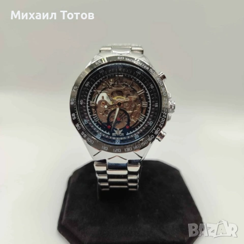 Мъжки часовник - СКЕЛЕТОН, снимка 3 - Мъжки - 54362842