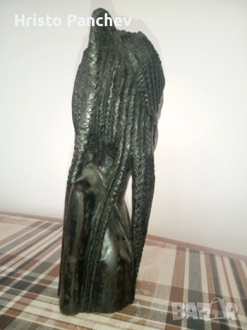 оригинална абаносива статуетка от абанос, произход Камерун, снимка 4 - Колекции - 52719023