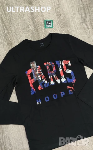 Нова мъжка блуза Puma S size Paris hoops x Chinatown Market, снимка 3 - Блузи - 51009289