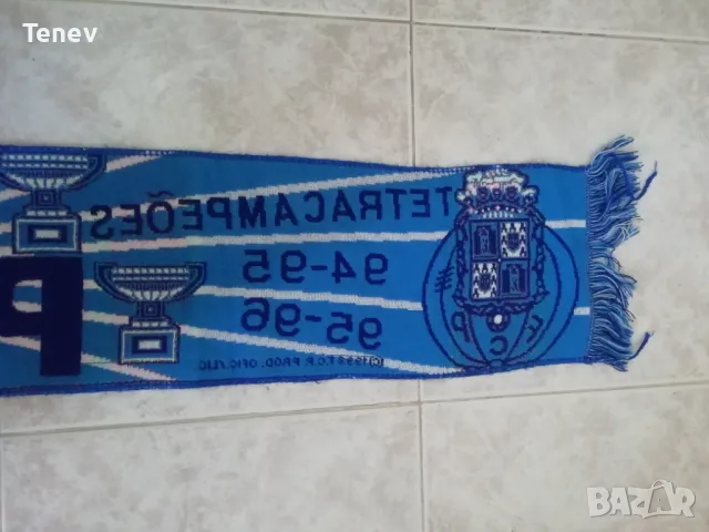 Порто Шампиони 1995 1996 1997 1998 колекционерски ретро футболен шал Super Porto Vintage , снимка 9 - Футбол - 49303057