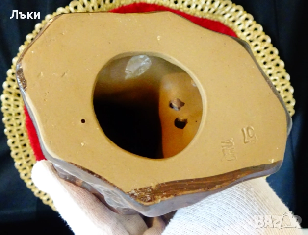 Порцеланова статуетка Китайски рибар Shiwan. , снимка 11 - Статуетки - 52817327