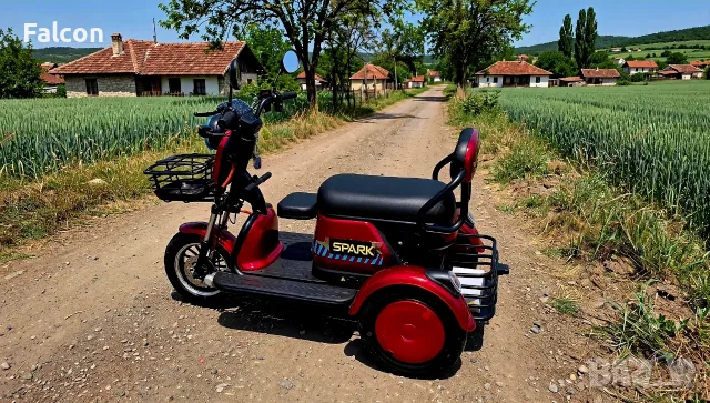 Електрическа триколка Pudding max 2000W двуместен модел , снимка 9 - Мотоциклети и мототехника - 56025053