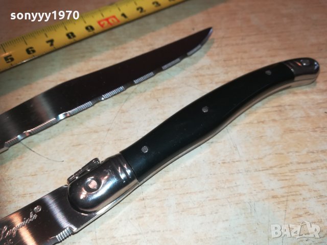 lou laguiole 2бр маркови френски ножа внос belgium 1902211615, снимка 12 - Колекции - 31877898