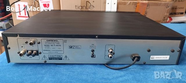 Върхов модел тунер Onkyo T-4670, снимка 2 - Ресийвъри, усилватели, смесителни пултове - 53347780