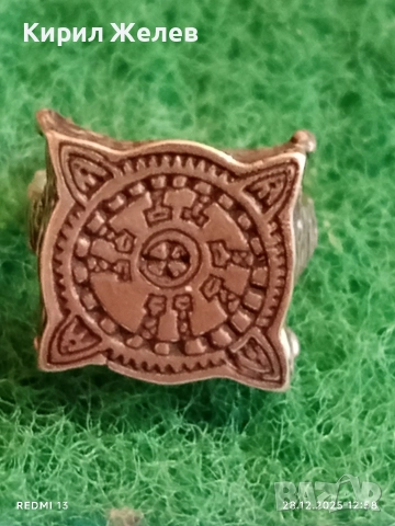 Авторски сребърен пръстен фентъзи дизайн майсторска изработка 48666, снимка 2 - Пръстени - 52918927