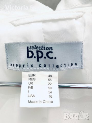 Стилно  сако,лен и памук, снимка 4 - Сака - 37322792