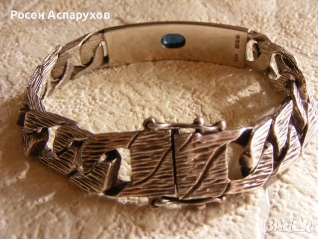 Уникална Масивна Сребърна Гривна, снимка 12 - Гривни - 52546827