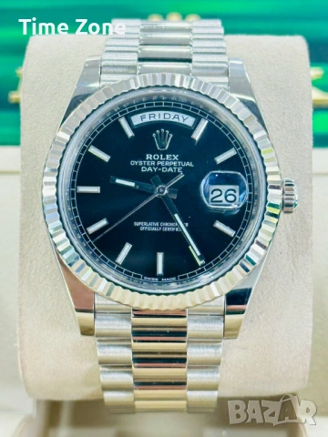 Rolex Day-Date 40mm President Rose Gold All Black Dial Automatic Мъжки / Унисекс Различни Варианти, снимка 15 - Мъжки - 54047813