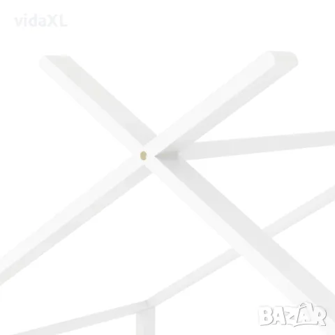 vidaXL Рамка за детско легло, бяла, бор масив, 80x160 см, снимка 8 - Бебешки легла и матраци - 56146564