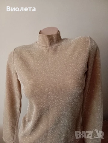 Дамска блуза със сребристо ламе , снимка 1