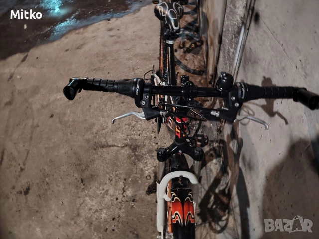 26 цола алуминиев велосипед с 21 скорости усилени капли амортисьори предни и задни дискови спирачки, снимка 6 - Велосипеди - 53276415