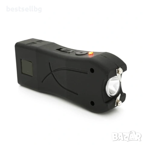 Мощен мини електрошок кучегон за кучета самозащита LED фенер самоотбрана охрана защита акумулаторен, снимка 5 - Оборудване и аксесоари за оръжия - 53090665