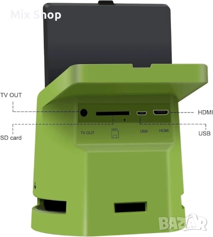 Нов, WIFI скенер за диапозитиви и негативи с 3,5-инчов LCD дисплей и приложение за андроид и айфон, снимка 5 - Друга електроника - 52985079