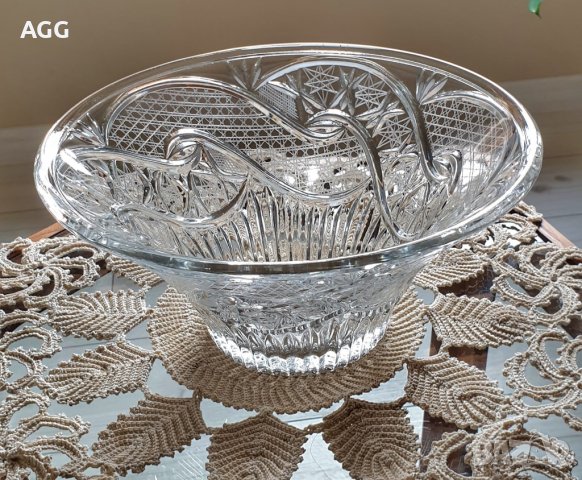 Ретро кристална купа/фруктиера
