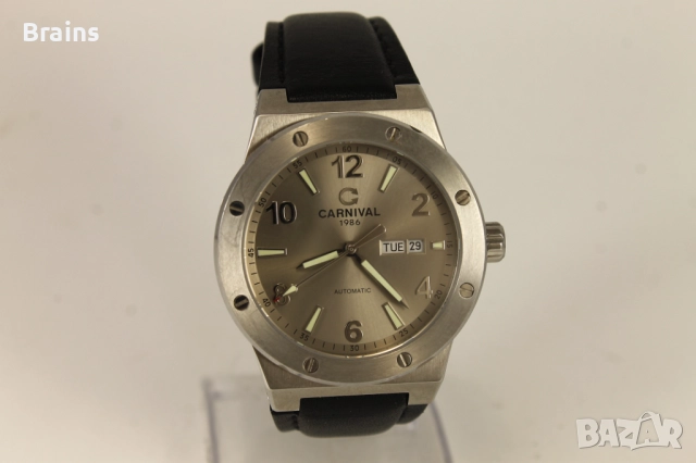 Нов CARNIVAL Automatic Стоманен Мъжки Часовник , снимка 2 - Мъжки - 52928801