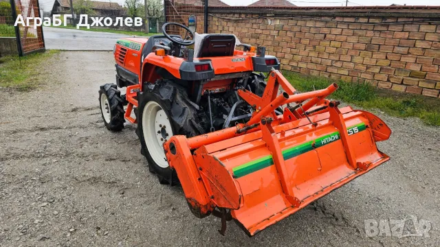 Японски трактор Hitachi NZ235 (Kubota GT23) с фреза, 4x4, 23 кс., АграБГ Джолев, снимка 3 - Селскостопанска техника - 49810258