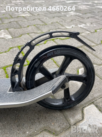 Тротинетка Decathlon Oxelo Mid 9 сива, снимка 4 - Скутери и тротинетки - 52584919