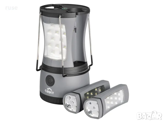 НОВА! Къмпинг лампа 2-в-1 Crivit LED фенер преносимо осветление за палатка, снимка 5 - Къмпинг осветление - 56117333