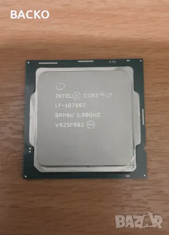 Процесор I7-10700T, снимка 1