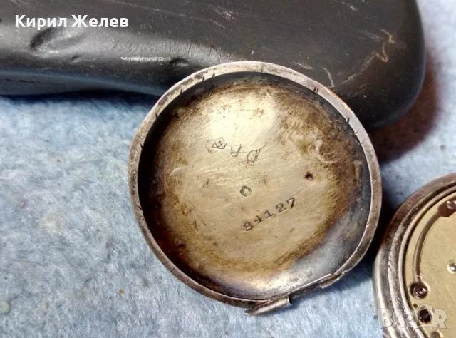 Старинен ШВЕЙЦАРСКИ СРЕБЪРЕН ДЖОБЕН ЧАСОВНИК ВИСОКА ПРОБА СРЕБРО Ръчна РЕТРО ОРНАМЕНТИКА РЯДЪК 46497, снимка 6 - Антикварни и старинни предмети - 48289174