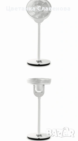 Вентилатор Duux, Smart Whisper Flex, С батерия, 26 скорости, WiFi, Дистанционно управление, снимка 9 - Вентилатори - 54123703