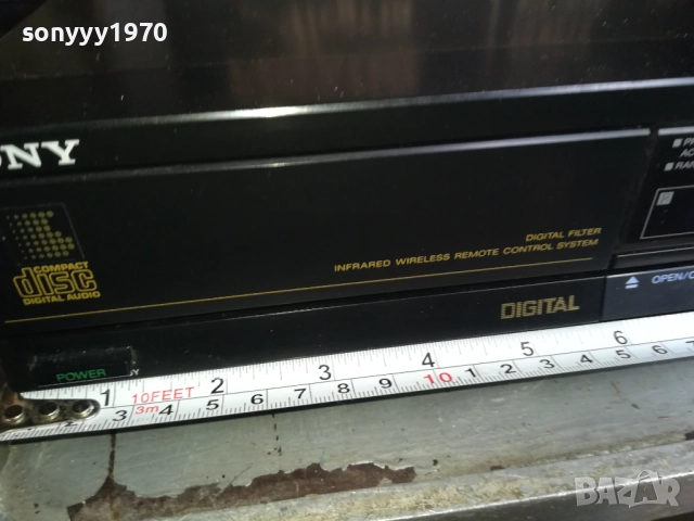 SONY CDP-M30 CD PLAYER-MADE IN JAPAN-ВЧЕРА ВНОС ОТ SWISS 0711251726LCHERY2, снимка 5 - Декове - 52334747