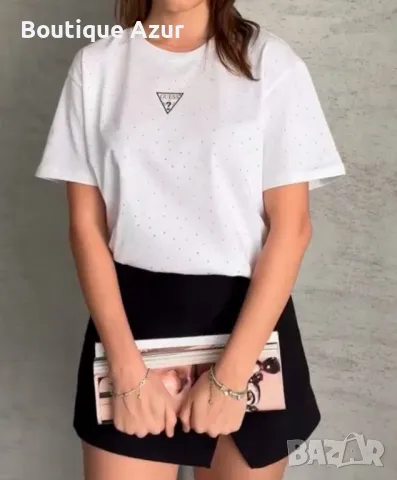 дамски комплекти тениска и клин guess , снимка 3 - Комплекти - 50330296