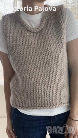 Пуловер без ръкави ,тренд, снимка 16 - Блузи с дълъг ръкав и пуловери - 35527340