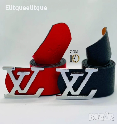 колани 7см от естествена кожа в кутия fendi dolce fabbana versace louis vuitton Gucci , снимка 10 - Колани - 52323865