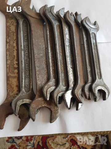 Лот двустранни гаечни ключове, снимка 4 - Ключове - 49439138