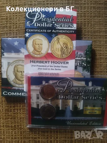 СЕТ ОТ САЩ - „PRESIDENTIAL DOLLARS“ 2014 /виж описанието/, снимка 2 - Нумизматика и бонистика - 56057786