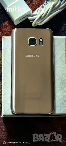 SAMSUNG GALAXY S7 Golden sand-Перфектно състояние на телефона, снимка 9 - Samsung - 55991810